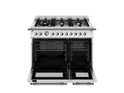 Bertazzoni HER96L2EXT2 90 cm 6-burner electric double oven Heritage Series-Stainless Steel