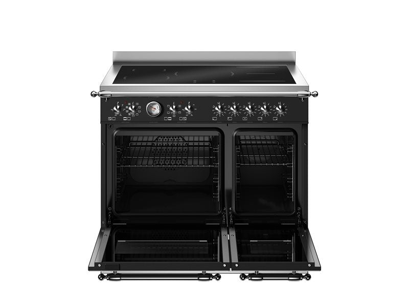 Bertazzoni HER95I2ENET2 90 cm induction top electric double oven Heritage Series-Black