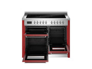 Bertazzoni  PRO115I3EROT2 110 cm induction top electric triple oven Professional Series- Red