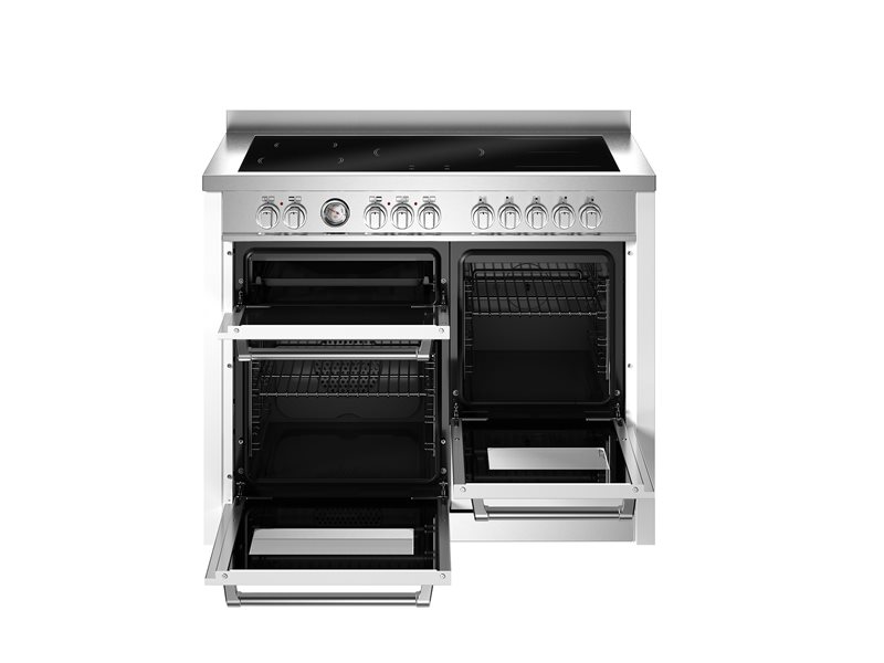 Bertazzoni MAS115I3EBIC2 110 cm induction top electric triple oven Master Series-Matt White