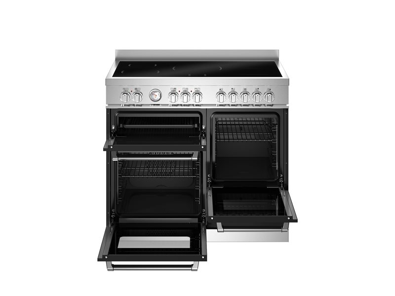 Bertazzoni MAS105I3ENEC2 100 cm induction top electric triple oven Master Series-Black