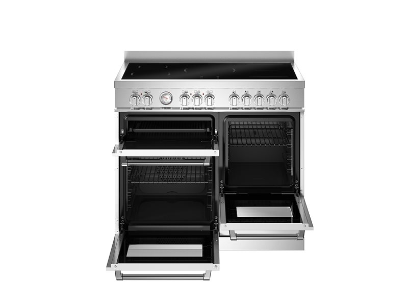 Bertazzoni MAS105I3EBIC2 100 cm induction top electric triple oven Master Series-White