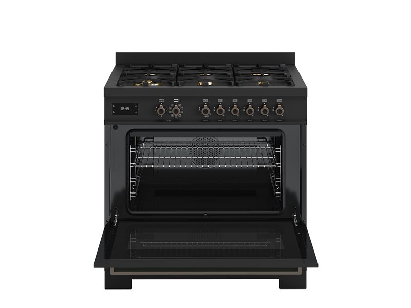 Bertazzoni PRO96L1ECAT2 90 cm 6-Burner, Electric Oven Professional Series-Carbonio