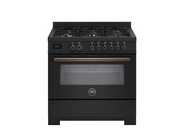 Bertazzoni PRO96L1ECAT2 90 cm 6-Burner, Electric Oven Professional Series-Carbonio