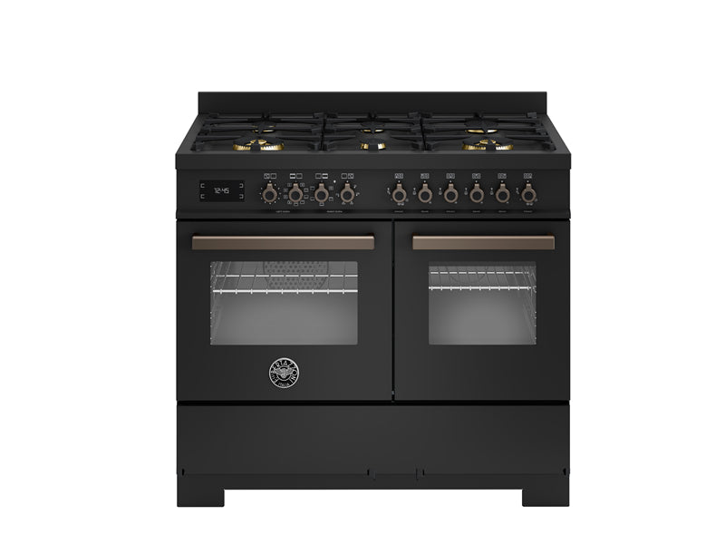 Bertazzoni PRO106L2ECAT2 100 cm 6-burner electric double oven Professional Series-Carbonio