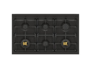 Bertazzoni PRO106L3ECAT2 100 cm 6 burner electric triple oven Professional Series-Carbonio