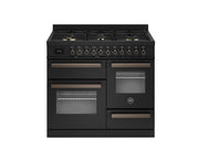 Bertazzoni PRO106L3ECAT2 100 cm 6 burner electric triple oven Professional Series-Carbonio