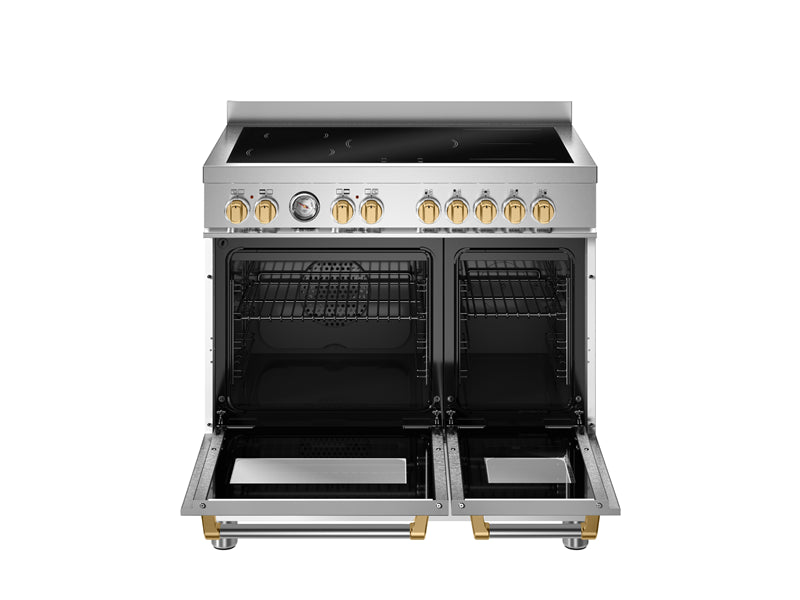 Bertazzoni MAS95I2EXGC2 90 cm induction top electric double oven Master Series- Stainless Steel & Gold