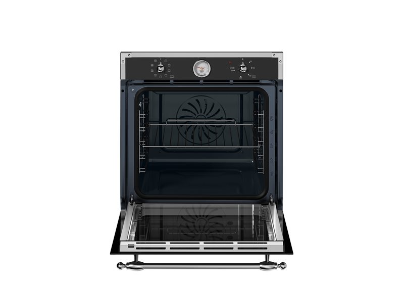 Bertazzoni F609HEREKTNE 60cm Electric Built-in Oven 9 functions with thermometer Heritage Series-Black