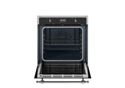 Bertazzonni FHER6117CTNX3 60cm Electric Pyro Built-in Oven, TFT display, total steam Heritage Series-Black