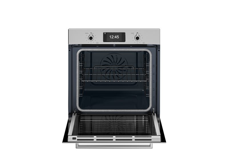 Bertazzoni FPRO6117CTX3 60cm Electric Pyro Built-in Oven, TFT display, total steam Professional Series-Stainless Steel