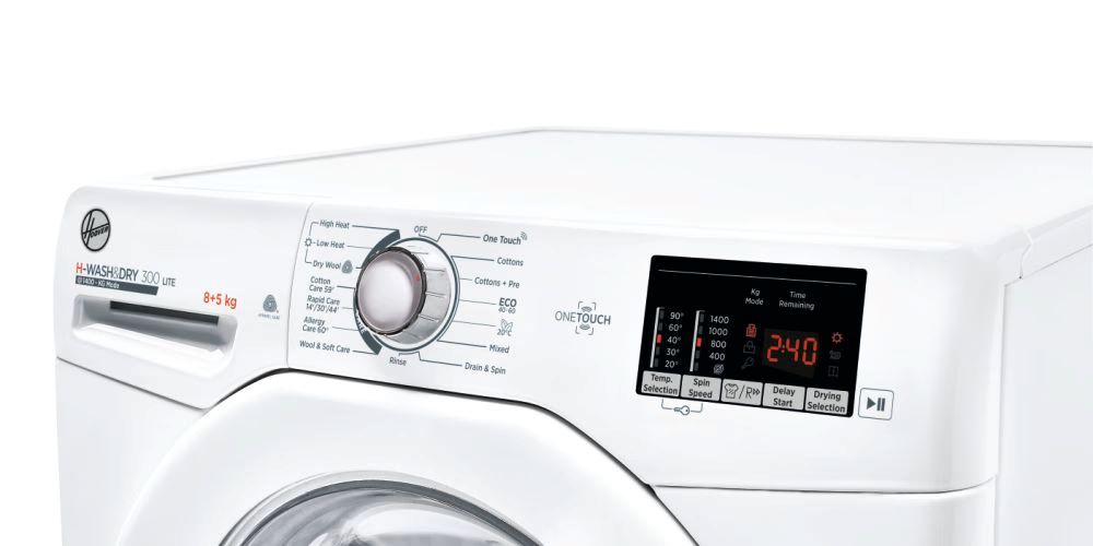 Clearance Hoover H3D4852DE/1-80 Freestanding Washer dryer 8/5kg 1400rpm-White