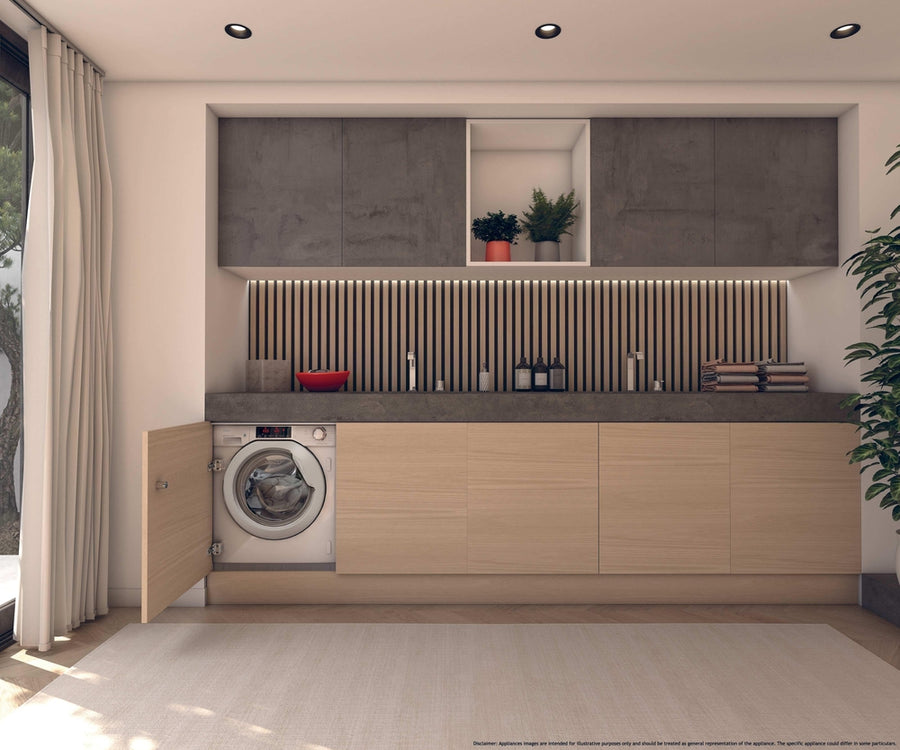 Hoover HBD 495D13-80 9/5kg Integrated Washer Dryer-White