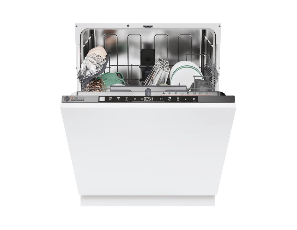 Hoover HI 4C6F0S-80 60cm Dishwasher, 14 place settings, C energy, Autodoor, Wifi