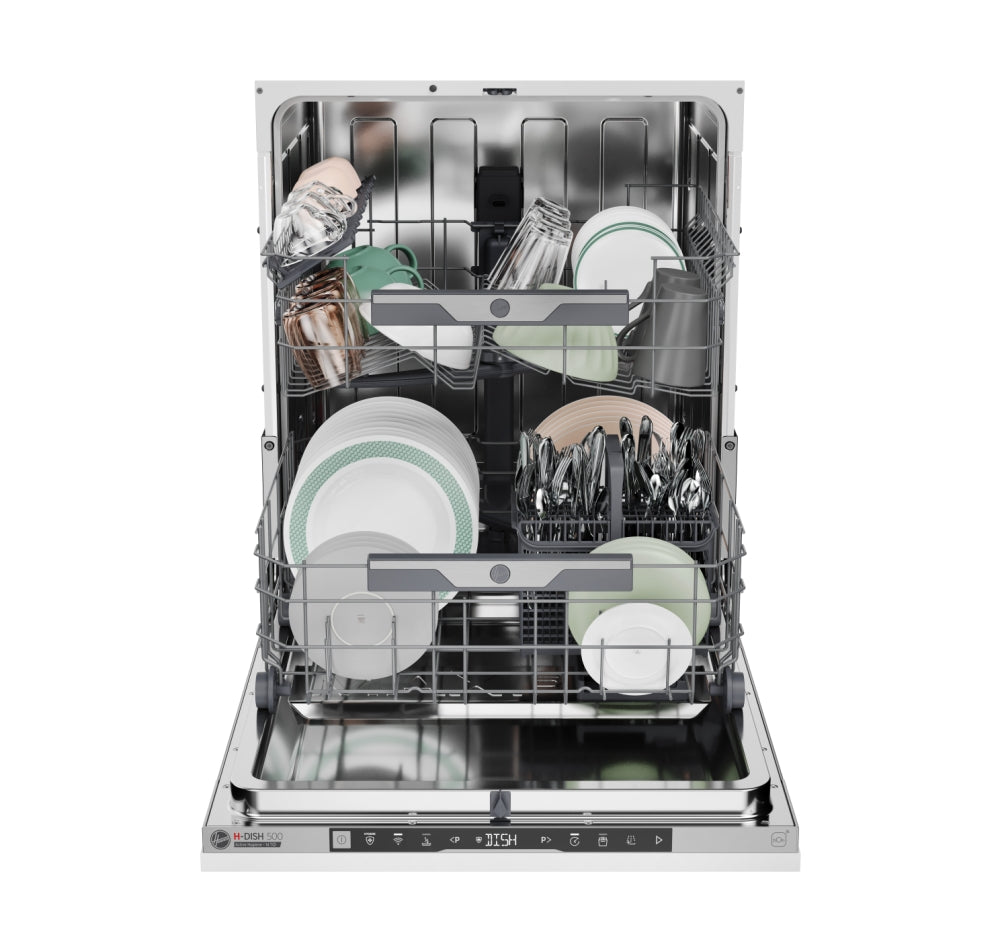 Hoover HI 4C6F0S-80 60cm Dishwasher, 14 place settings, C energy, Autodoor, Wifi