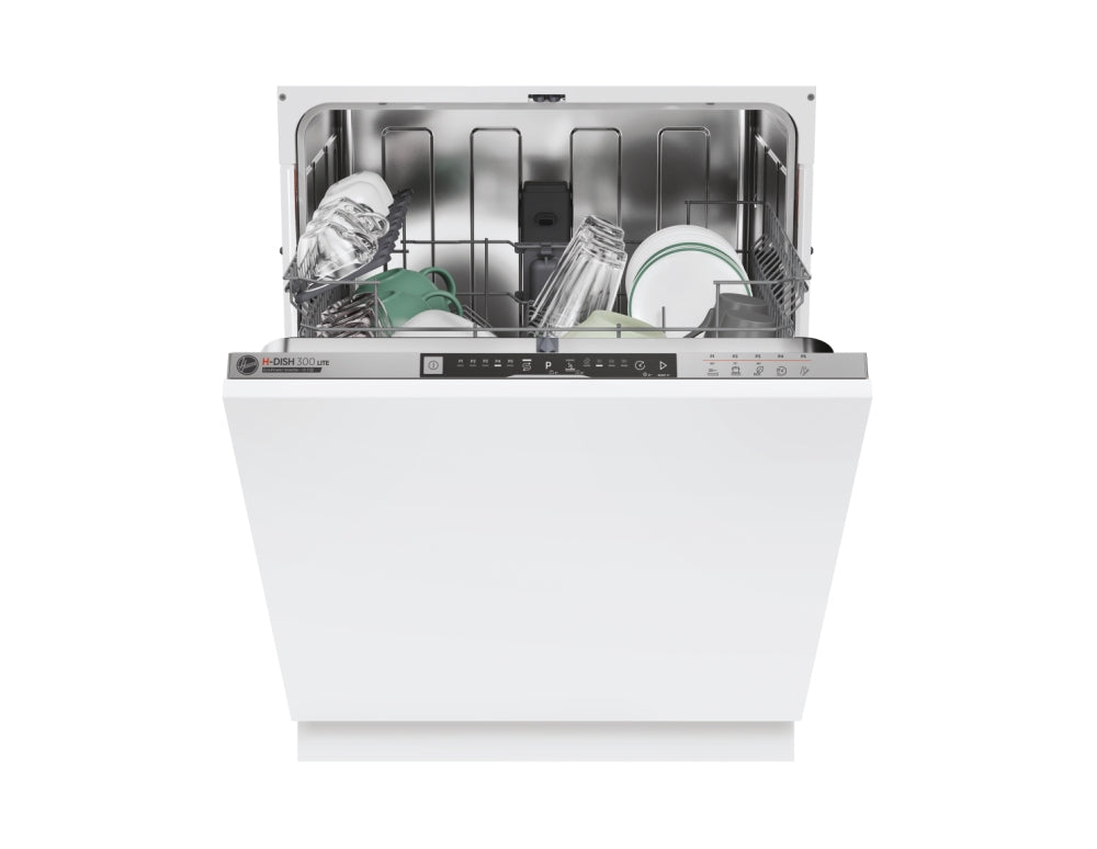 Hoover HI 3E9E0S-80 60cm Fully Integrated Dishwasher, 13 place settings, E energy