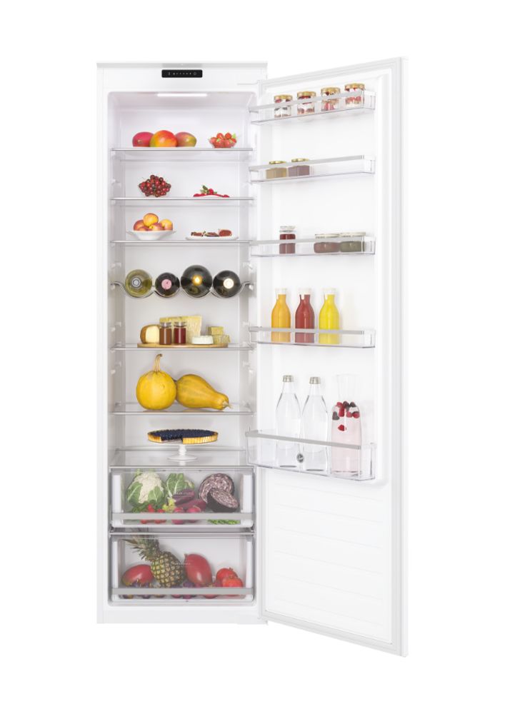 Hoover HOMS518EWK Built-in Tall Fridge 177cm-White