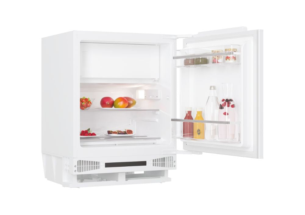 Hoover HOM4SE68EWPK Under Counter Built-In Fridge with Ice Box-white