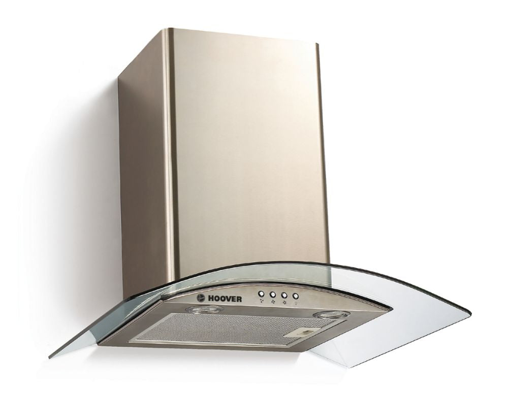 Hoover HGM600X/1 60 cm Chimney Hood, Stainless steel and glass