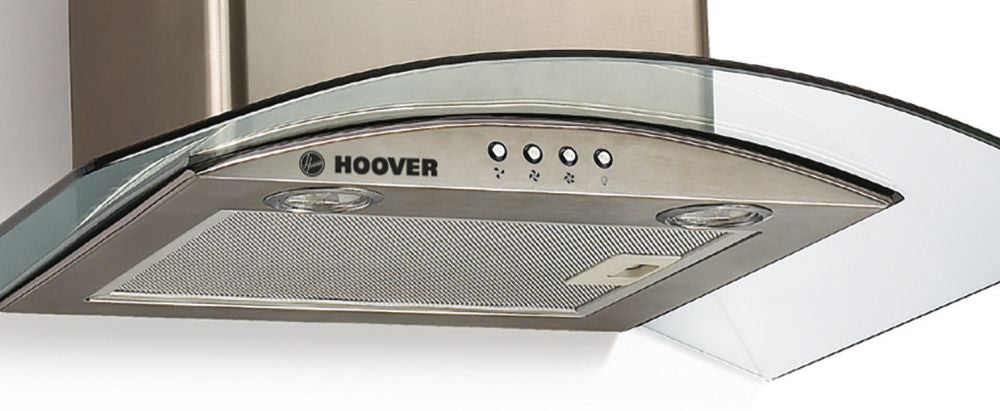 Hoover HGM600X/1 60 cm Chimney Hood, Stainless steel and glass