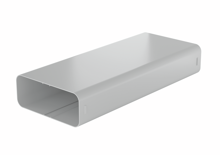 Naber 4051001 PRIME flow P-VRO 150 flat duct pipe, light grey