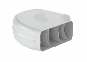 Naber 4051006 PRIME flow P-RBH 150 pipe bend horizontal 90°, light grey