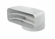 Naber 4051011 PRIME flow P-UR 150 deflector 90°, light grey