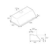 Bertazzoni KU90PRO1XA 90 Undermount Hood 1 Motor Professional Series-Stainless Steel