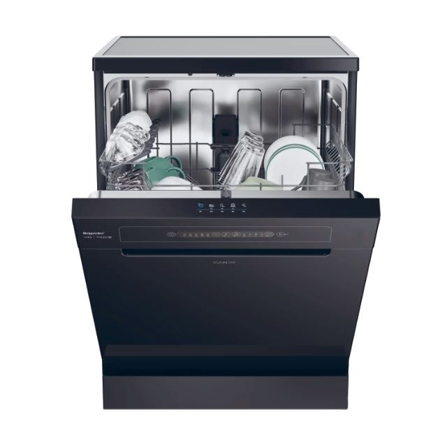 Clearance Candy CF 3C9E0B-80 Freestanding 13 Place Setting Dishwasher-Black