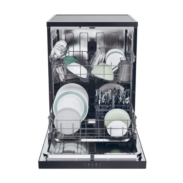 Clearance Candy CF 3C9E0B-80 Freestanding 13 Place Setting Dishwasher-Black