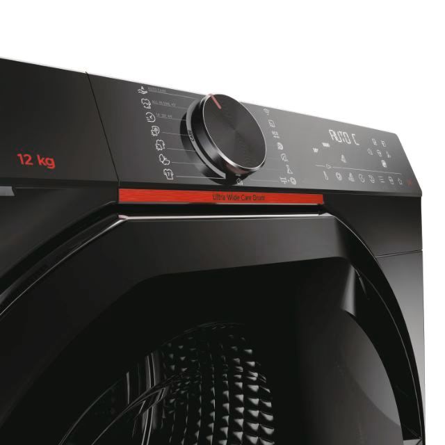 Clearance Hoover H7W412MBCR-80 Freestanding 12kg 1400rpm Washing Machine-Anthracite