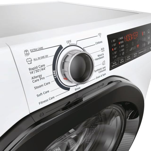 Clearance Hoover H3WPS4106TMB6-80 Freestanding 10kg 1400rpm Washing Machine-White