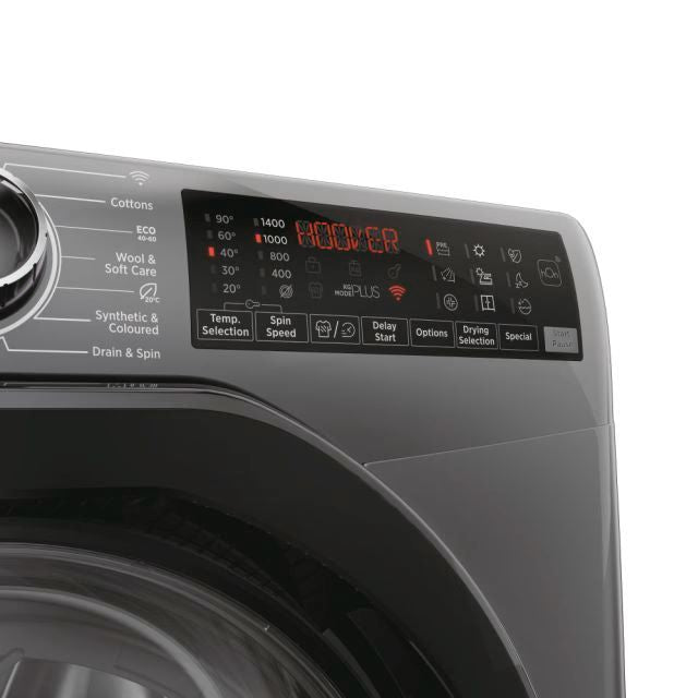 Clearance Hoover H3DPS4866TAMBR80 Freestanding 8/6kg Washer Dryer 1400rpm- Anthracite