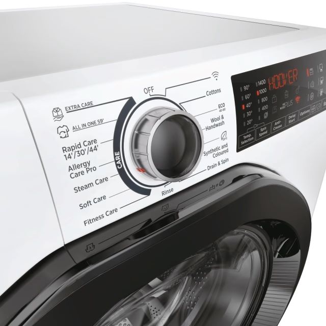 Clearance Hoover H3WPS4126TAMB580 Freestanding 12kg 1400rpm Washing Machine-White