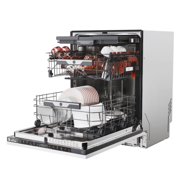 Clearance Hoover HI6B2S3PSTA-80 Fully Integrated 16 Place Setting Dishwasher