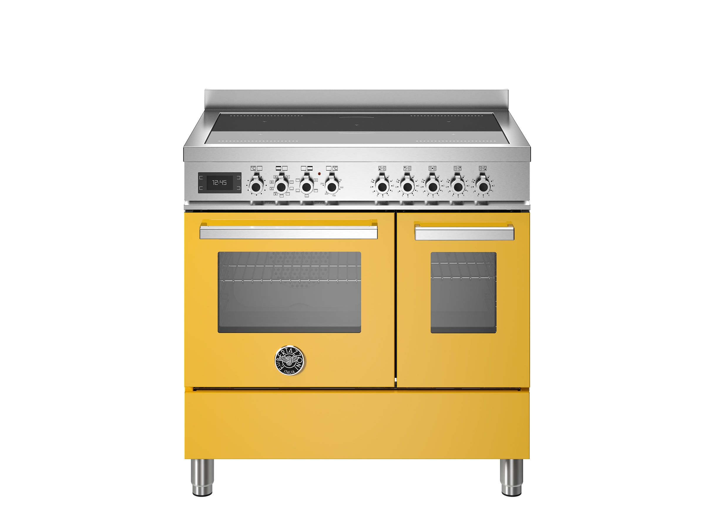 Bertazzoni 90 cm induction top electric double oven Professional Series-Giallo (Yellow)