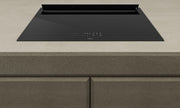 Airforce Slim 80cm Rear Venting Matte Black Induction hob with On-Board Motor- Filtering Version,5 Year Warranty.
