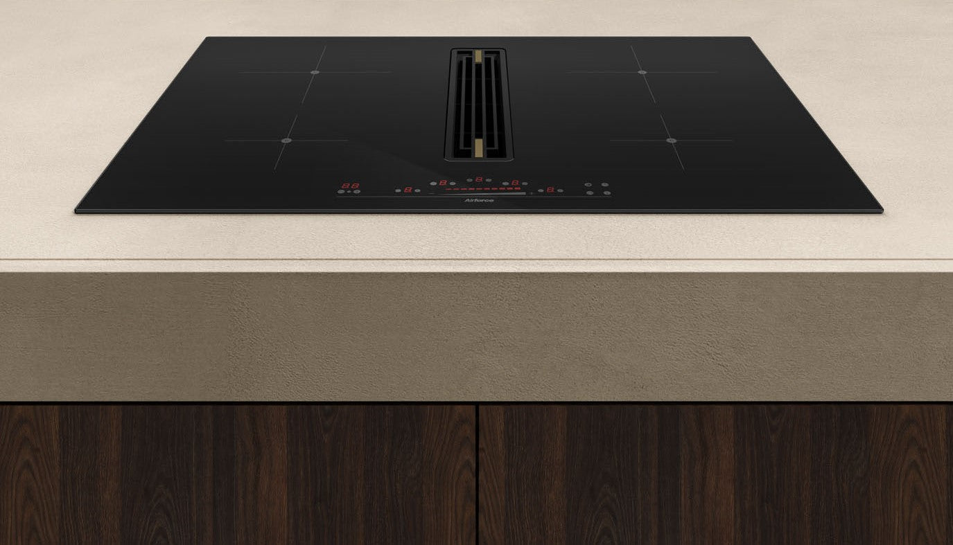 Airforce Innova Artis Prima 80cm Filtering Induction Hob with Central Extraction On-Board Motor