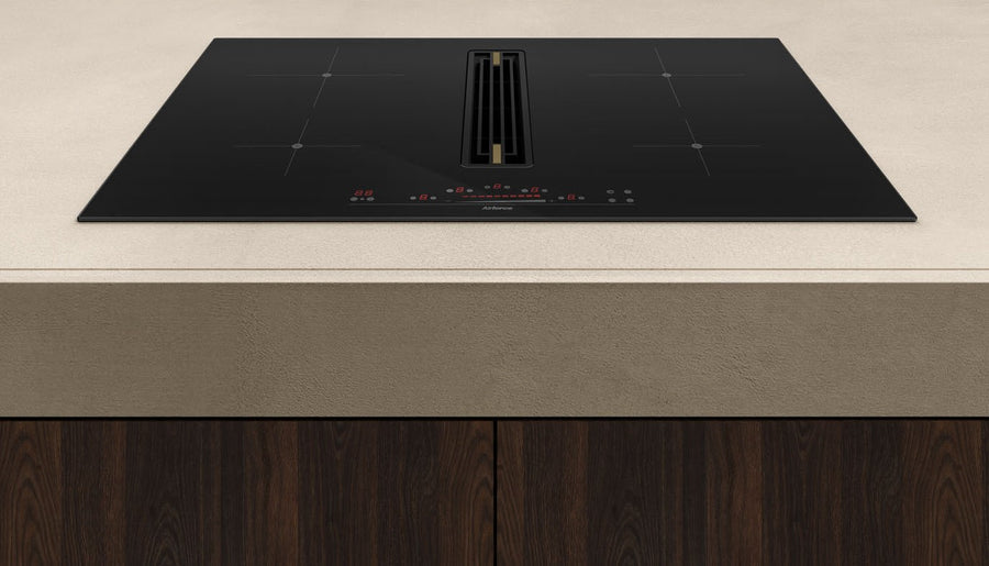 Airforce Artis Prima 80cm Central Venting Induction Hob with On-Board Motor-Recirculating Model-5 Year Warranty.