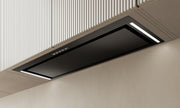 Airforce Compact In 83cm Built-In Cooker Hood with Touch Control-Black Steel Finish