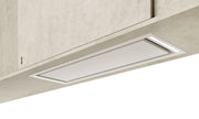 Airforce Compact Up 83cm Built in Cooker Hood with Remote control- White Stainless Steel Finish