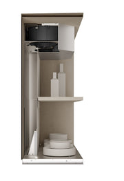 Airforce Inside In 90cm Built-In Cooker Hood with Touch Control- Black Stainless Steel Finish