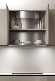 Airforce Inside In No Drop 60cm Built in Cooker Hood with Touch Controls-Stainless Steel finish