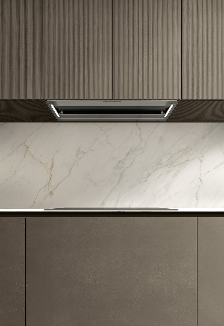 Airforce Inside In No Drop 90cm Built-In Cooker Hood with Touch Control- Stainless Steel Finish