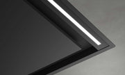 Airforce SILHOUETTE EASY UP Standard Motor 100cm Ceiling Mounted Cooker Hood with Remote Control in Black Steel Finish