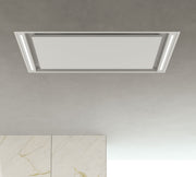 Airforce SILHOUETTE EASY UP Standard Motor 100cm Ceiling Mounted Cooker Hood with Remote Control in White Steel Finish