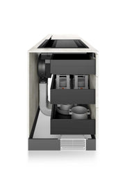Airforce Visio Pro 90cm Rear Venting Induction hob with vertical rear motor-Recirculating Model-5 Year Warranty