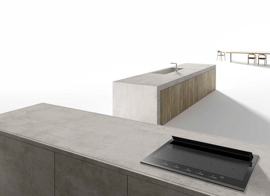 Airforce Visio Pro 90cm Rear Venting Induction hob with vertical rear motor-Recirculating Model-5 Year Warranty