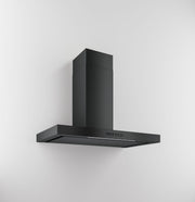 Airforce Shape 120cm Wall mounted cooker hood with Touch control, Integra ready in satin black finish