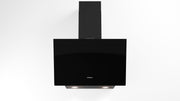 Airforce Alpha 60cm Wall Mounted Cooker hood with Push button Control, Integra Ready- Black glass finish